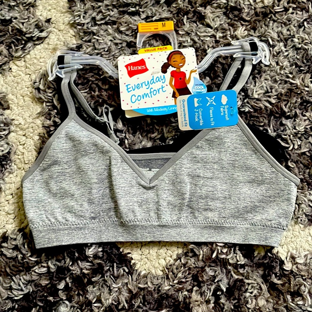 Hanes Girl Starter Bras